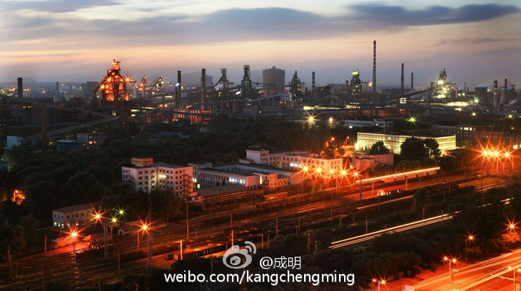 中国工业摄影作品鞍钢之夜