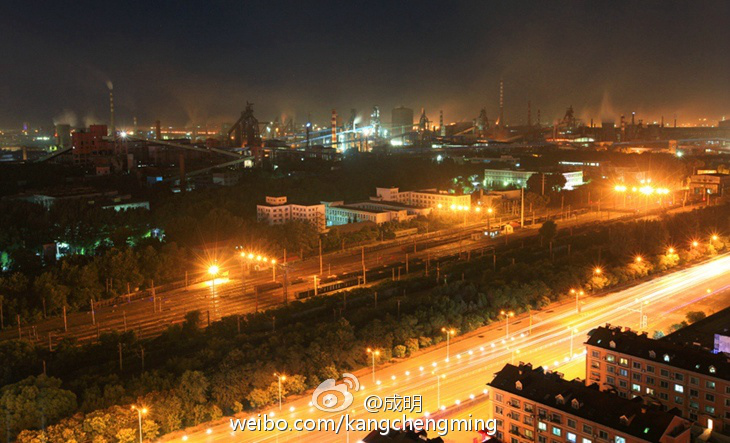 中国工业摄影作品鞍钢之夜