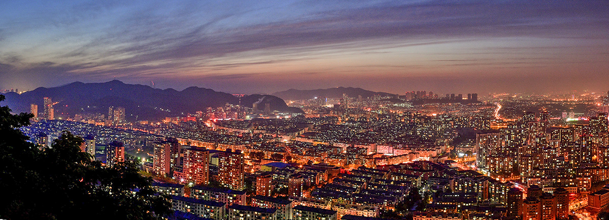 万家灯火--大连夜色全景